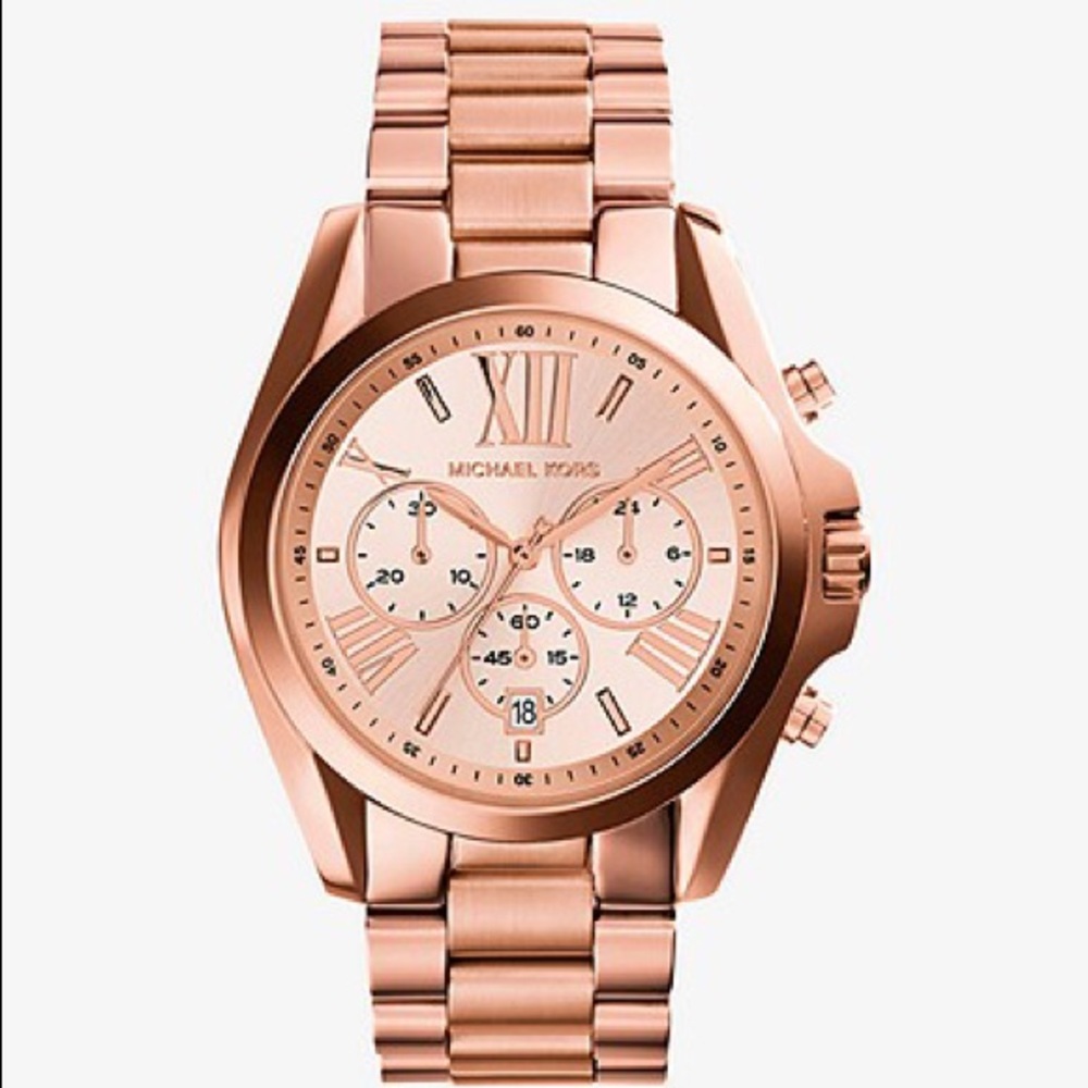 Rose gold Michael Kors watch with box!